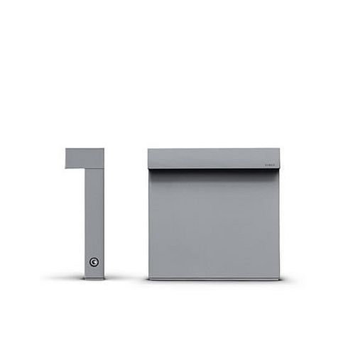 MINILOOK 220 one-side grey LED bollard