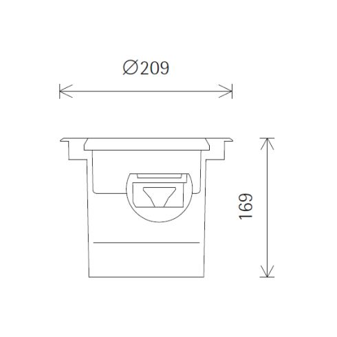 33502.000 TESIS directional luminaire In-ground luminaire