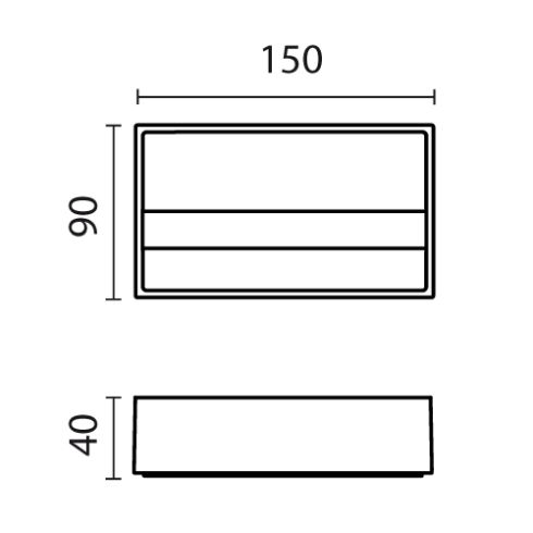 SHAPE grey Accent lighting for reveals