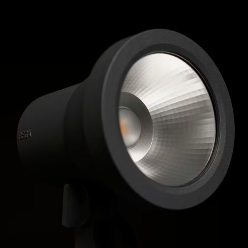 85009K3 LED floodlight with earth spike, graphite