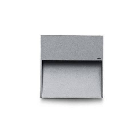 SKILL SQUARE 200 grey LED wall luminaire