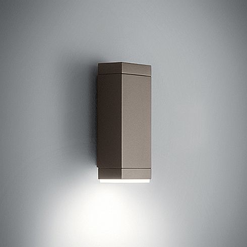 PLAN VERTICAL bronze LED wall luminaire
