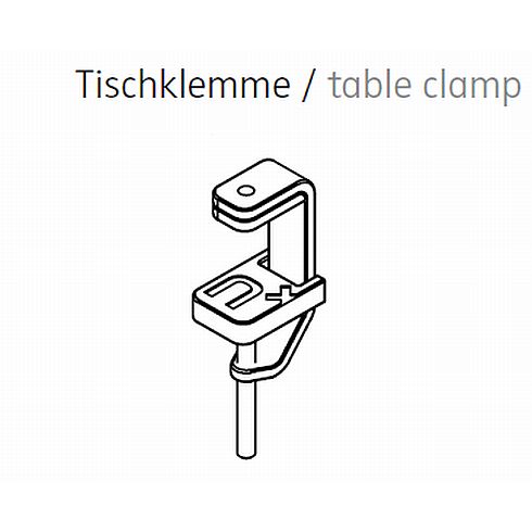 Accessory - Table clamp for luminaire ROXXANE