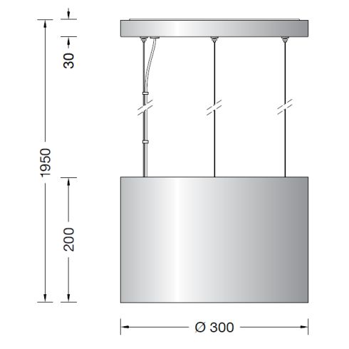 50739.6K3 - STUDIO LINE LED pendant luminaire, copper