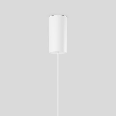 13229 - Surface-mounted canopy velvet white for BEGA system pendant luminaires