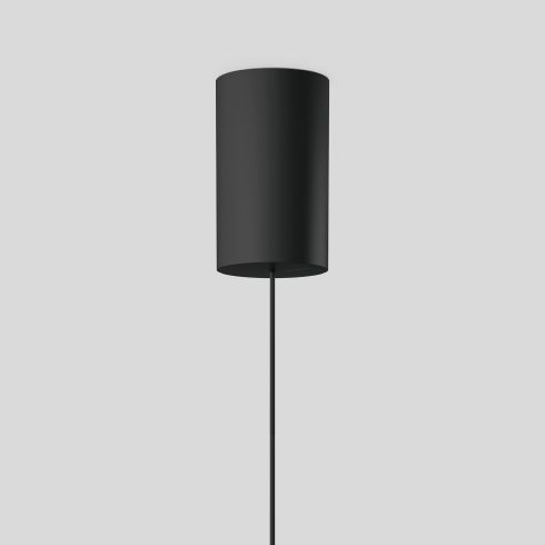 13281 - Surface-mounted canopy Smart velvet black for BEGA system pendant luminaires