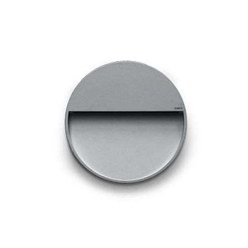 SKILL ROUND 220 grey LED wall luminaire