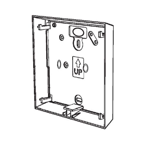 Accessory - wall base grey for iGuzzini luminaires