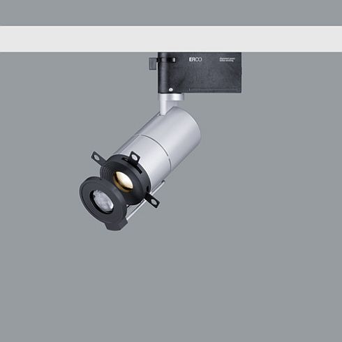 72340.000 POLLUX silber Contour spotlight for ERCO 3-circuit track system