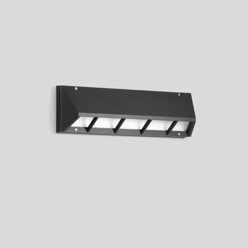 22395K3 LED wall luminaire, graphite