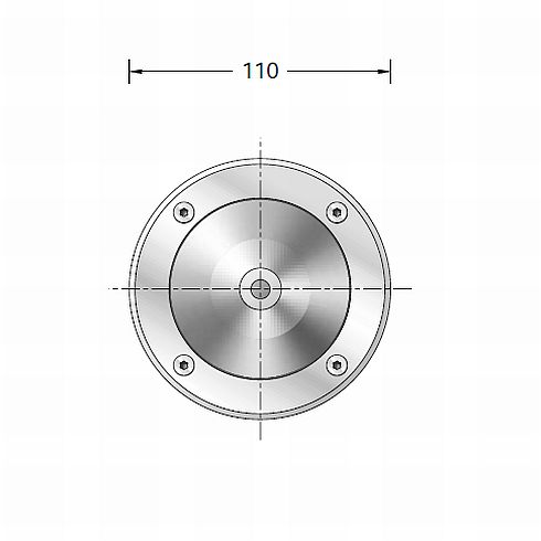 84084K3 LED in-ground luminaire, symmetrical