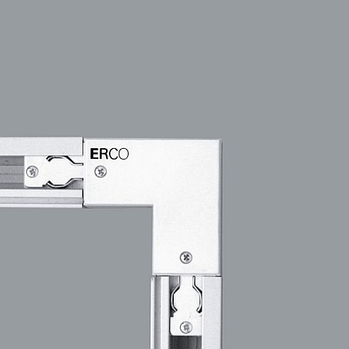 79306.000 L-CONNECTOR white for ERCO 3-circuit track system