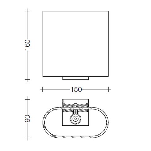 50105.2K3 Wall luminaire