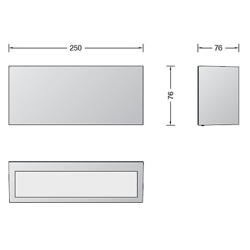 50146.1K3 LED wallwasher, white