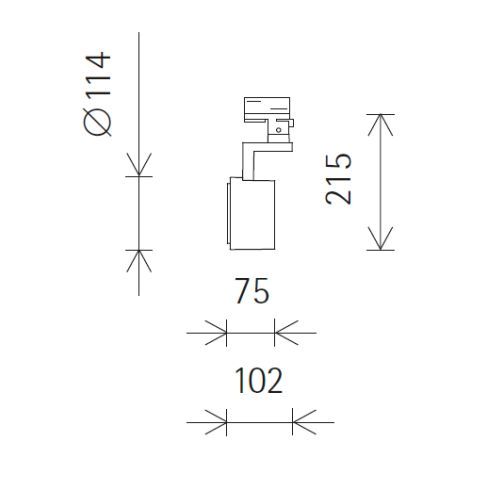 71667.000 PARSCAN LED lens wallwasher for ERCO DALI system