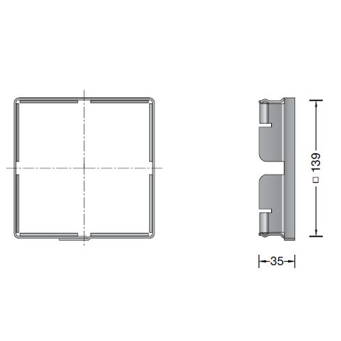 Accessory - 10063 Plaster frame