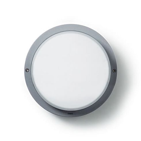 ZEN ROUND 240 grey LED wall and ceiling luminaire