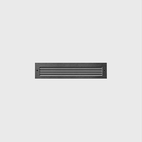 33052A Recessed LED wall luminaire, silver