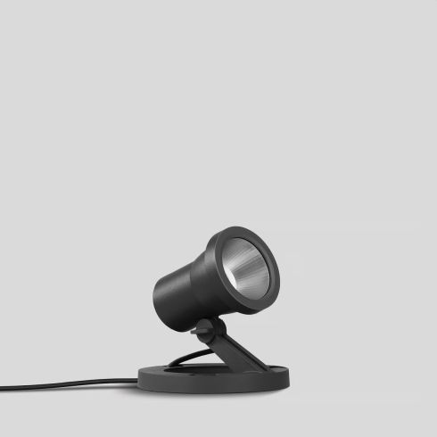 85010K3 LED floodlight with ring base, graphite