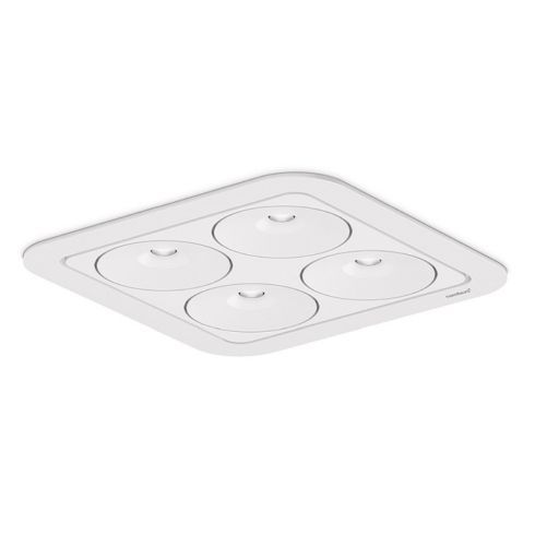 Q Four IN 40° 3000K Recessed ceiling luminaire, white