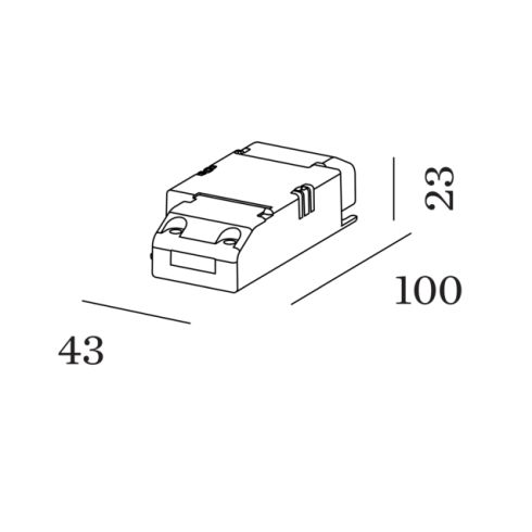 LED Driver 10W 500mA Accessory for Wever&Ducré luminaires