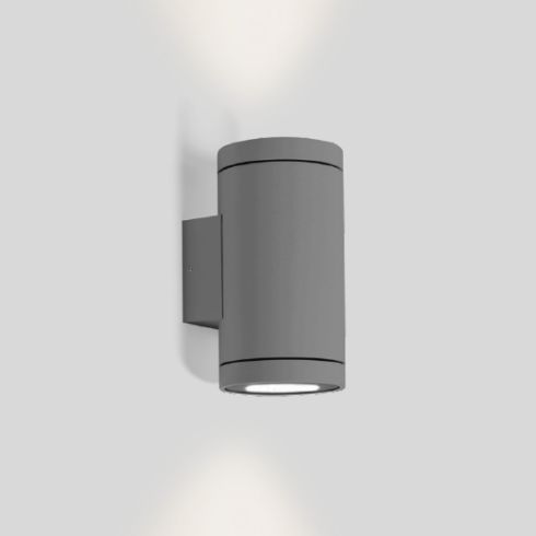 TUBE WALL OUTDOOR 2.0 LED wall luminaire, dark grey