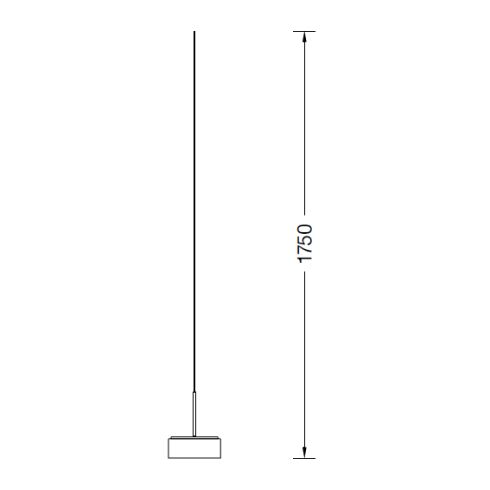 51004.4K3 - STUDIO LINE LED system pendant luminaire, brass