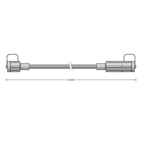 71324 - BEGA UniLink® Play 48V Extension cable 20m