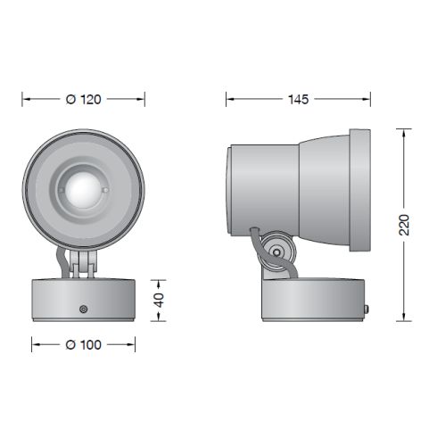 84811K4 LED Zoom floodlight