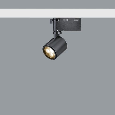 73296.000 POLLUX black LED floodlight for ERCO 3-circuit track system