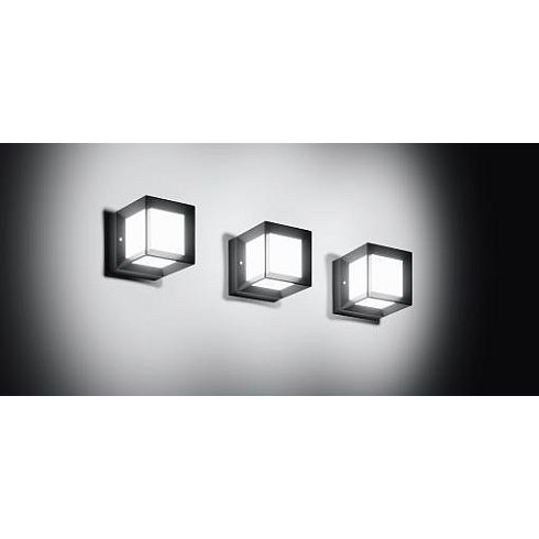 22423 Wall, ceiling and pillar luminaire, graphite