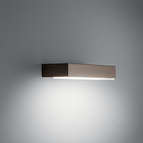 PLAN HORIZONTAL bronze LED wall luminaire