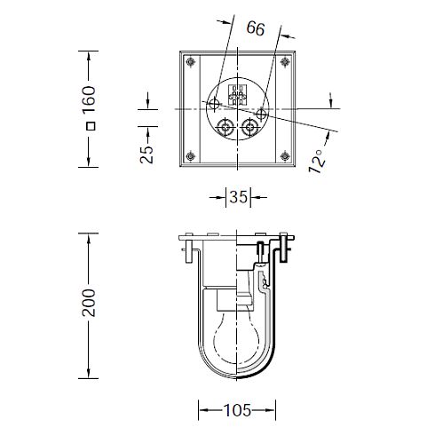 31207K3 Wall luminaire