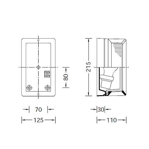 22733K3 Wall and ceiling luminaire