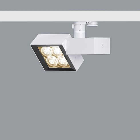 72922.000 OPTON white LED spotlight for ERCO 3-circuit track system