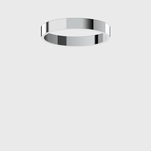 13187 - aluminium polished Trim ring for BEGA luminaires