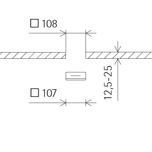 82920.000 MOUNTING FRAME for ERCO luminaires