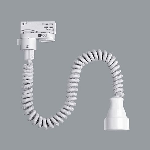 79053.000 ADAPTER white for ERCO 3-circuit track system
