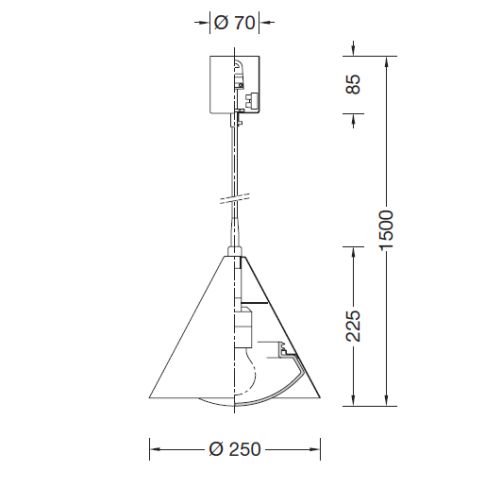 31073K3 Pendant luminaire