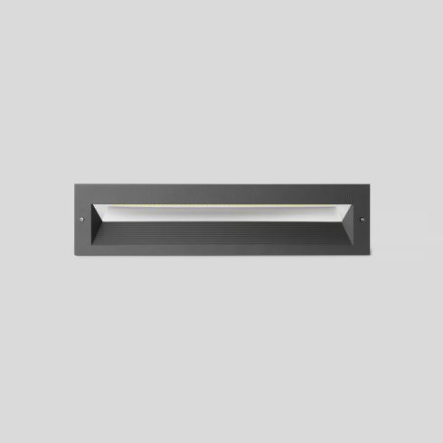 33060K3 Recessed LED wall luminaire, graphite