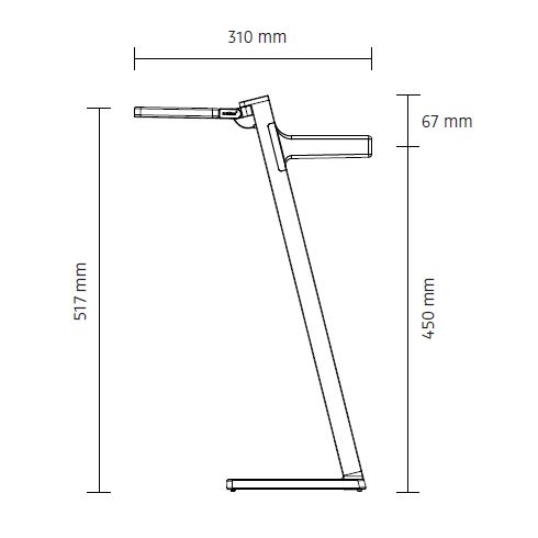 Roxxane Leggera 52 CL SET LED table luminaire, white