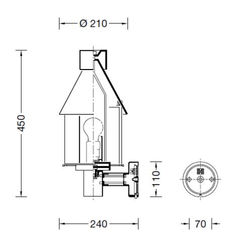 31441K3 Wall luminaire
