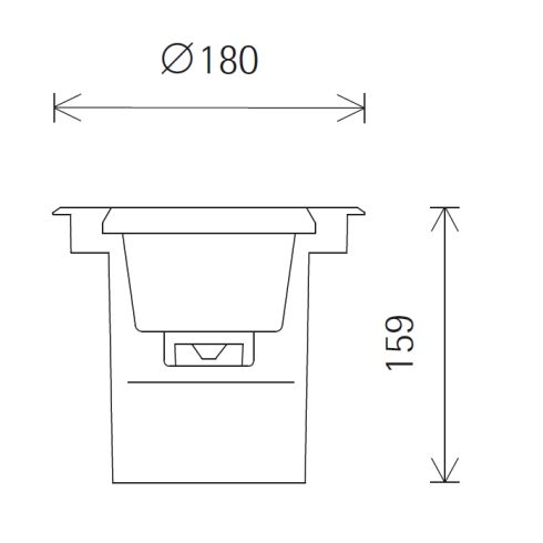 33409.000 TESIS uplight In-ground luminaire