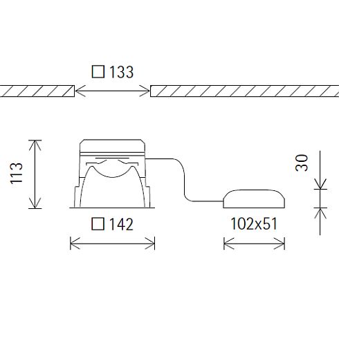 32021.000 QUINTESSENCE Downlight