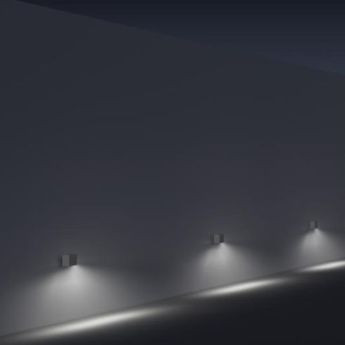 33528.000 KUBUS LED wall luminaire - floor washlight
