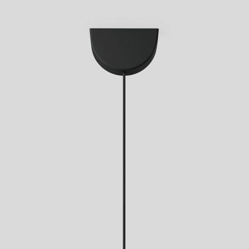 13258 - Surface-mounted canopy velvet black for BEGA system pendant luminaires
