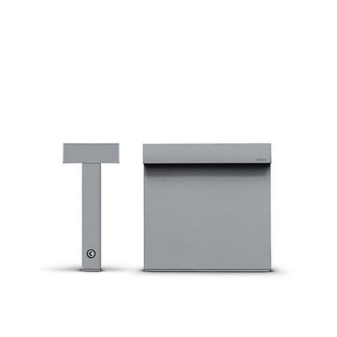 MINILOOK 220 two-side grey LED bollard