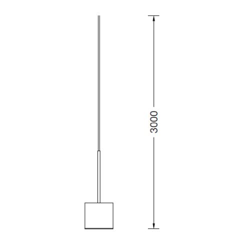50988.6K3 - STUDIO LINE LED system pendant luminaire, copper