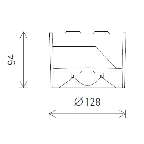 86349.000 SKIM Surface-mounted downlight