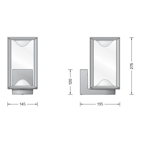 31079BK3 Wall luminaire, bronze